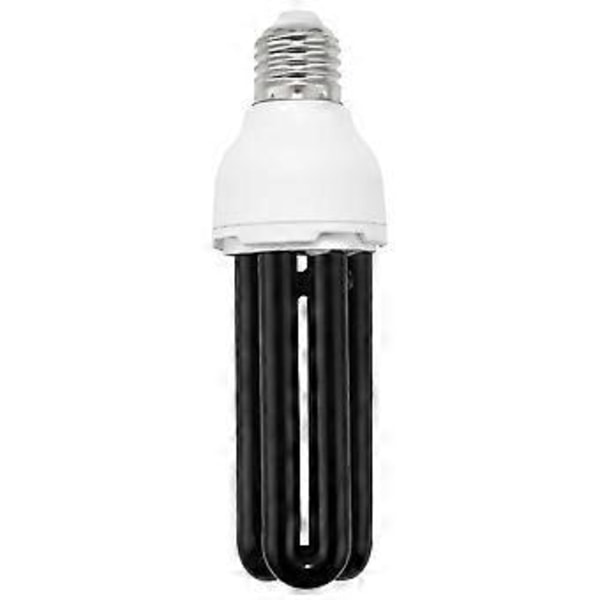 E27 40W UV Ultraviolet Fluorescerende Blacklight CFL Lyspære Lampe 220V Form: Lige Watt Forbrug Spænding: 40W DC 12V
