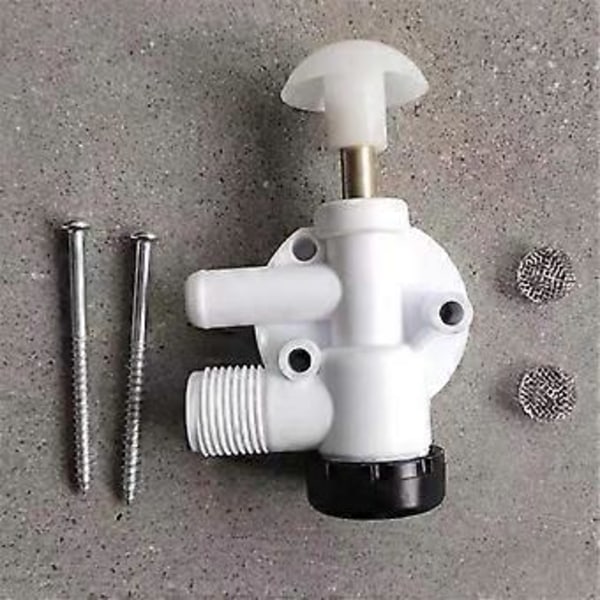 Sealand RV -vesiventtiilikokoonpano, asuntovaunun WC-korjaussarja, EcoVac Vacuflush -poljin WC:t 385314349