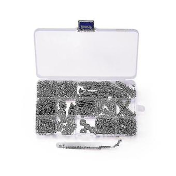 254 st/lot Kit för bakplåtsmontering med förvaringslåda för elgitarr DIY-verktyg, silver