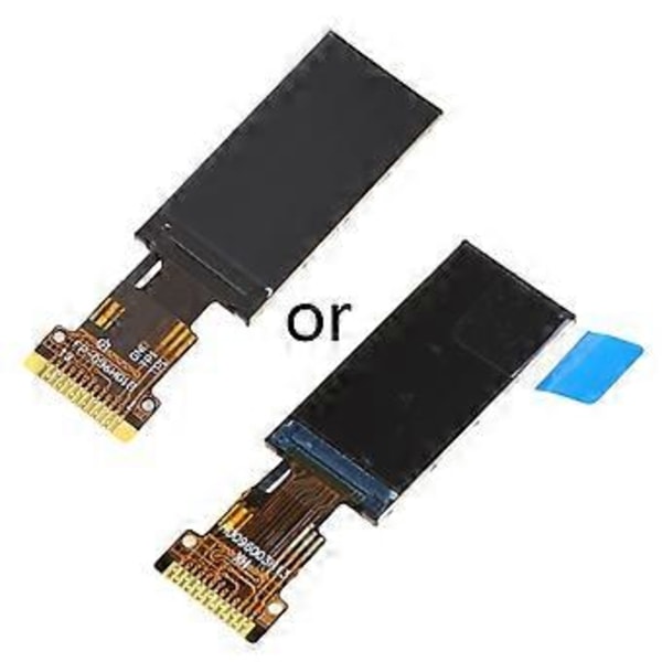0.96in TFT Display Modul IPS Skjerm SPI for HD Fullfarge LCD 80x160 ST7735 Dri