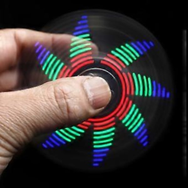 LED Roterande Gyroskop DIY Kit Finger Gyroskop Lödningsövningskit