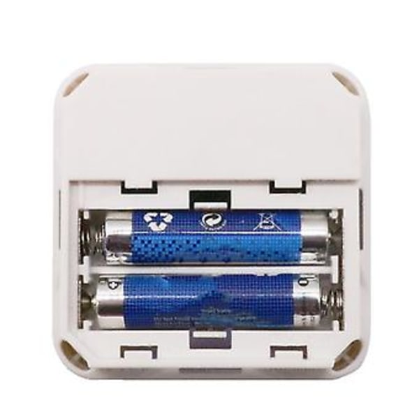 2 stk. Monoxid Detektor Alarm Gas Advarsel Sensor Alarm LCD Fotoelek