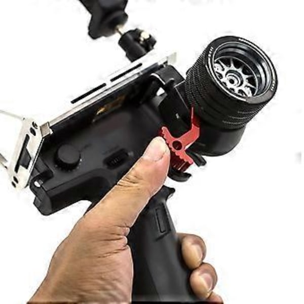 Enhandsmanövrerad sändare Ratt Trigger Tumspak för Noble NB4 NB4+ Controller Uppgradering Svart