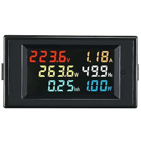 6 in 1 AC Mon D69-2058 AC Digitaalinen Voltti- ja Virta-taajuusmittari -