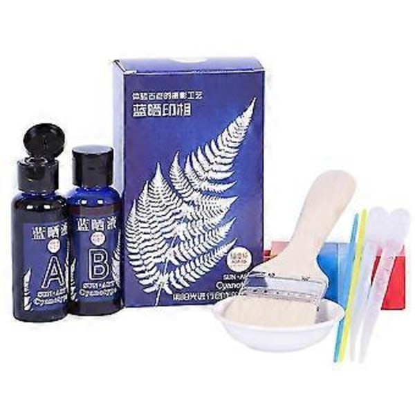 Cyanotype Sæt Kaliumferricyanid Cyanotype Tryk DIY Sæt