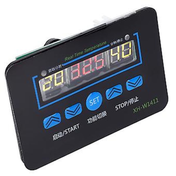 3 Fönster Display Temperaturkontroller -19-99℃ Termostatmodul för Luftkonditioneringssystem 12V