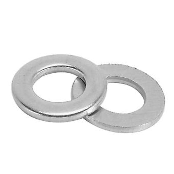 M5x10mm Rostfri Rund Platt Bricka För Bult Skruv 100st