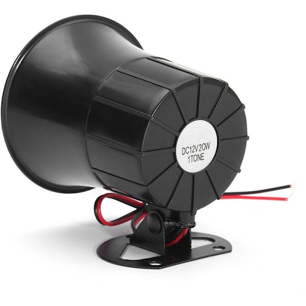 12V 20W Auton Kuorma-auton RV Ilma Sähkö Sireeni Kaiutin Van PA Kova Ääni Hälytys
