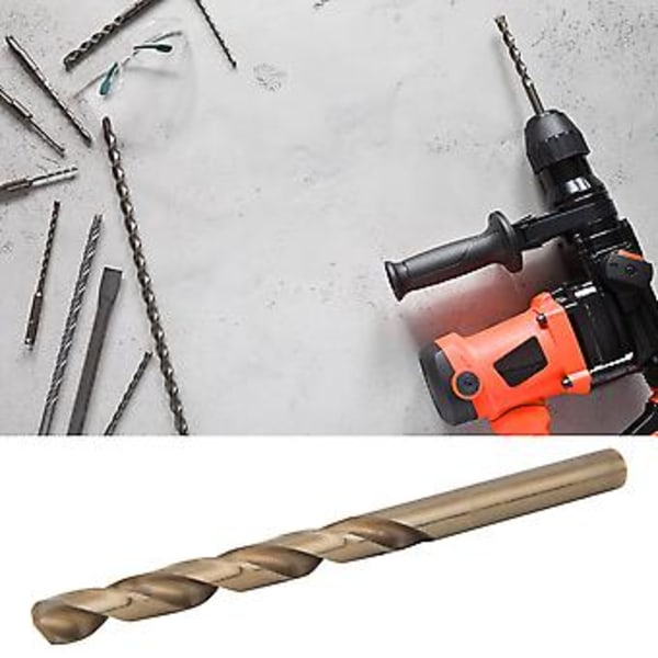 10 st. /förpackning Höghastighetsstål Borr Borrverktyg för Rostfritt Stål Aluminium Trä 6.0mm