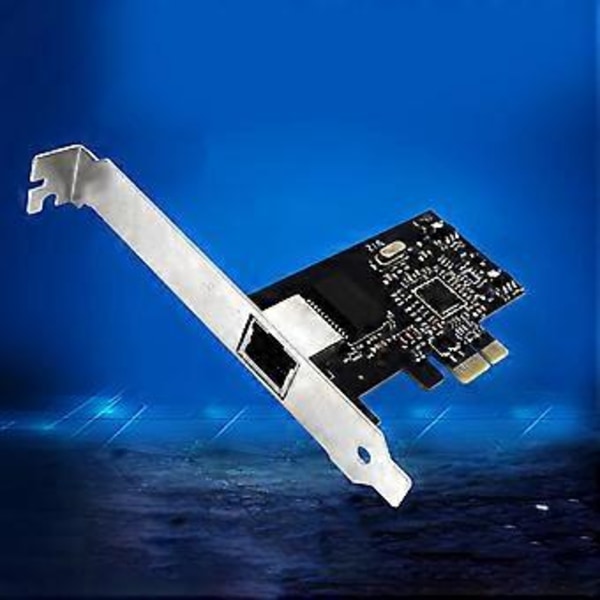 PCI-E x1 Gigabit Ethernet-kort RTL8111C Enkelport Desktop 1000M Nettverksadapter Driverfri