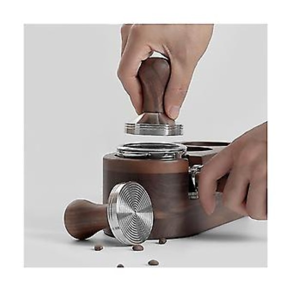 58mm Tamper 304 Rustfritt Stål Flat Trykk Barista Verktøy Kaffe