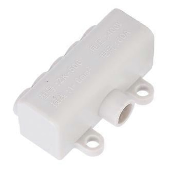 4 st Högeffekts Huvudsplitter T-formad Kopplingsplint Industriell Anslutning 400V 60A (1-in 4-ut (ZK-506))