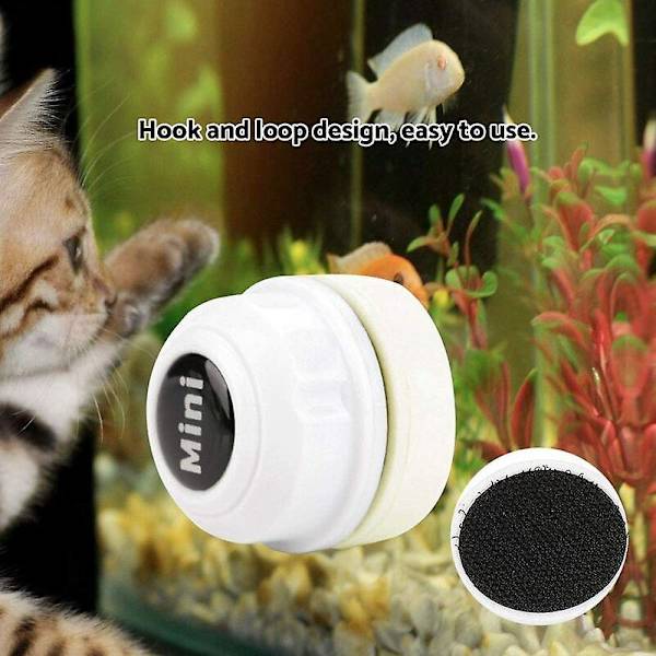 Akvariemagnetrengörare Mini Magnetisk Akvarierengöringsborste För Glas Bärbar Fisk