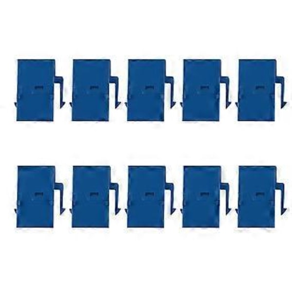 10 stk. RJ45-kontakt Cat6 Skjøtekobling Ethernet Nettverk LAN Cat 6 Koblingsjakker Skjøteadapter, Blå