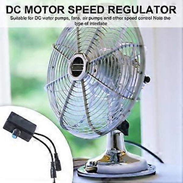 DC5V~24V PWM Lågspännings Motorvarvtalsregulator Justerbara Drivrutinsbrytare