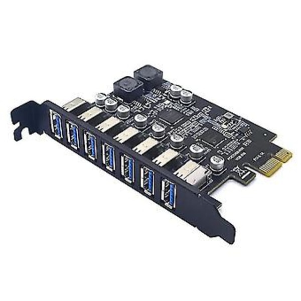 Usb3.2 Front Gen1 Pci Express Adapterkort 7 Porte Usb 3.0 Hub