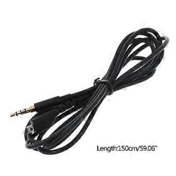 Erstatnings Stereo Lydkabel Skjøteledning for Arctis3 5 7 Gaming Headset Stereo Headset Lydlinjer