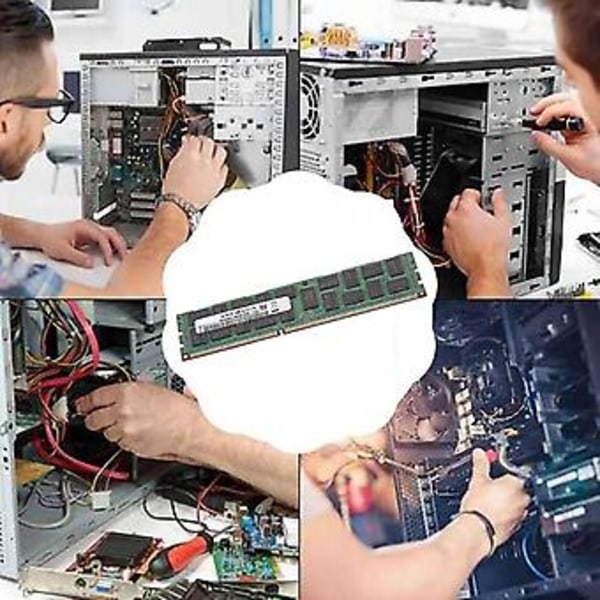 Ddr3 4gb 1333hz Recc Ram Hukommelse+køle Vest Pc3l-10600r 240pin 2rx4 1.5v Reg Ecc Hukommelse Ram Til X79 X58