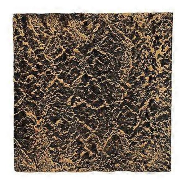 Rock Terrarium Baggrund Høj Simulation Klar Tekstur PU Reptil Tank Baggrundsbræt Habitat Klatrebræt Dekoration 27x26.8cm / 10.63x10.55in