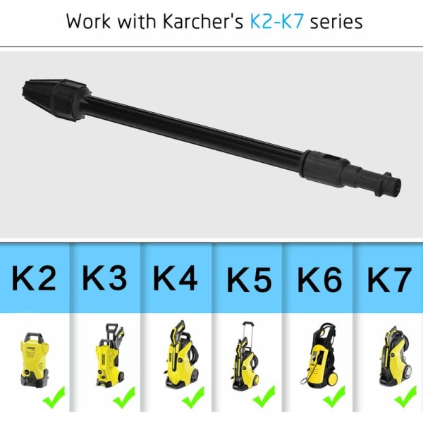 Vaihdettava painepesurin suutin turbo suuttimella Karcher K2-K7 ja LAVOR 160 bar painepesureille