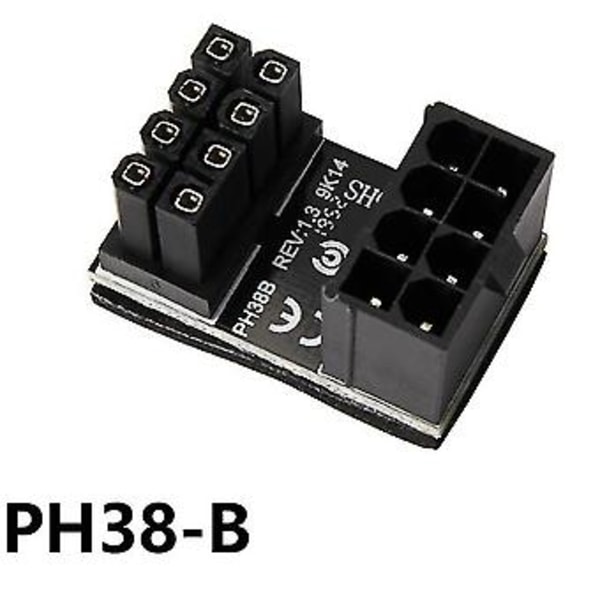 Gpu Vga Atx 8 Pin/6 Pin Naaras-Uros 180 Asteen Kulmaliitin Virtasovitin Kortti Pöytäkoneelle I