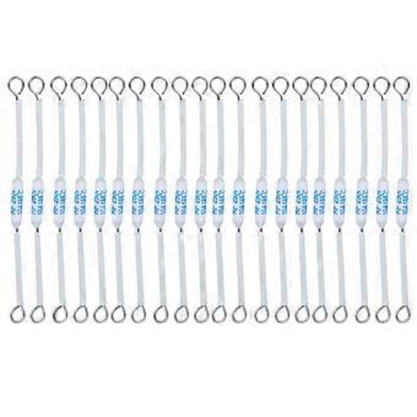 20st 250V 10A RF Keramisk Säkring Bryt Temperatur Termisk Säkring för Apparater (90mm / 3.5in 185)