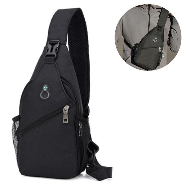 Sling Ryggsäck, Mångsidig Crossbody Axelväska För Resor, Vandring Och Dagsturer