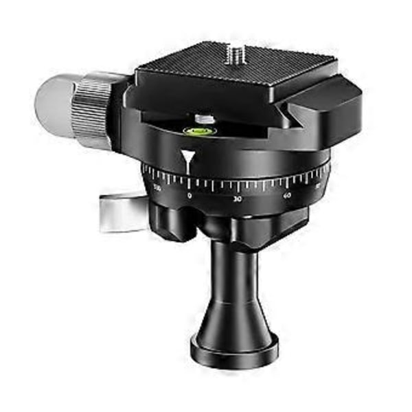 KA18 SLR Kameragimbal 360 Graders Roterande Metall Panoramisk Sfärisk Gimbal Projektor Gimbal med Snabbkopplingsplatta