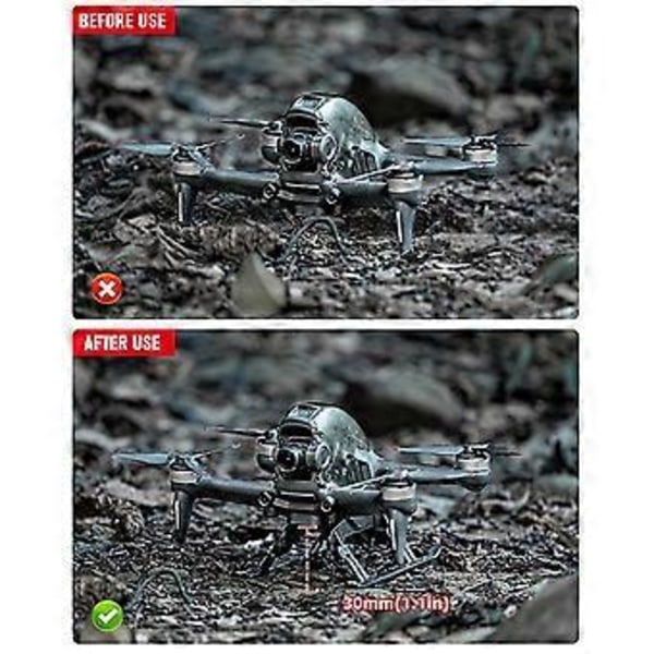 För Dji-fpv Skyddsskydd Lyftande Landningsställ Hållare Drönartillbehör