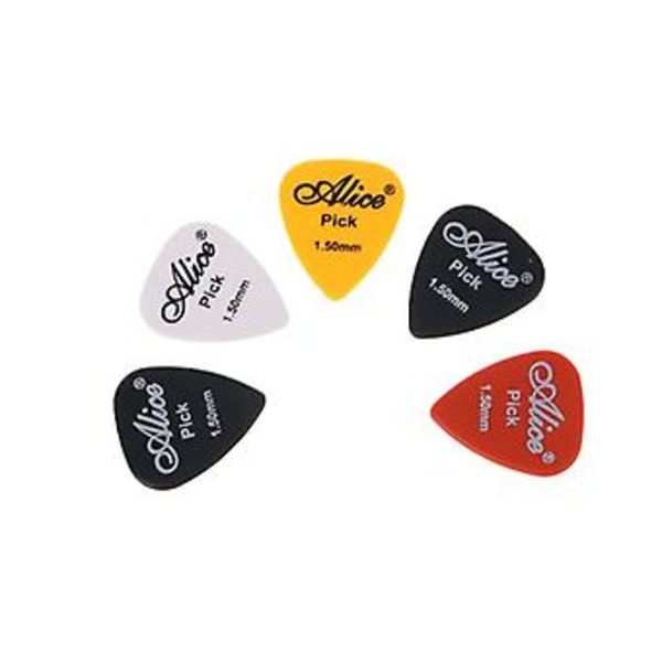 5 x GITARRPLOCK PLEKTRUM Plec ELEKTRISK AKUSTISK Blandade Färger