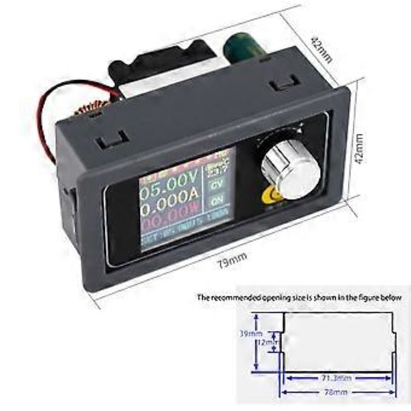 XYS3580 DC-DC Buck Boost Converter CC CV 0.6-36V 5A Strömmodul Justerbar Reglerad Laboratorie Strömförsörjning Variabel