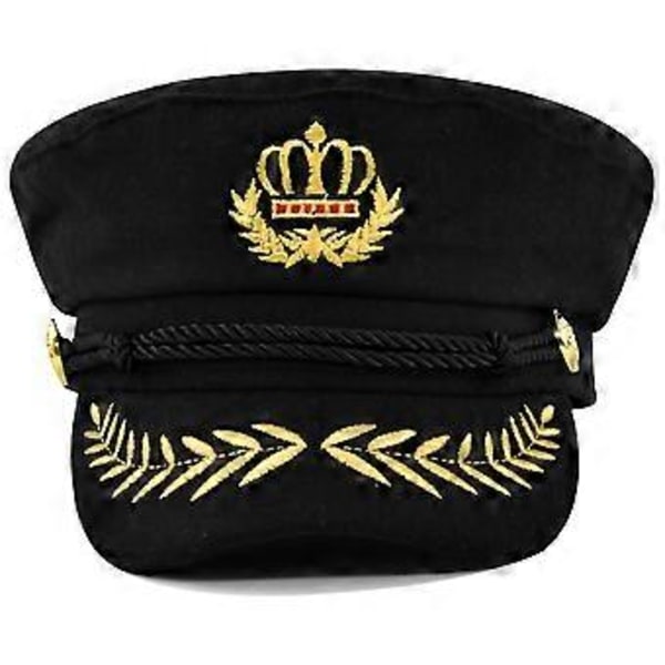 Krona Brittisk flottans mössa metall veteax basker mode skärmmössa åttakantig läder flat cap