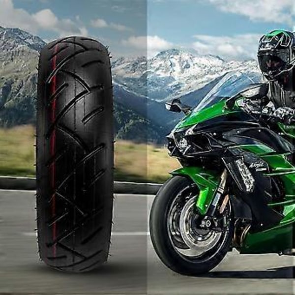 10x2.5 Fram/bak Scooter Däck Hjul Solid Med Innerslang Ersättning För 10 Tum Elscooter