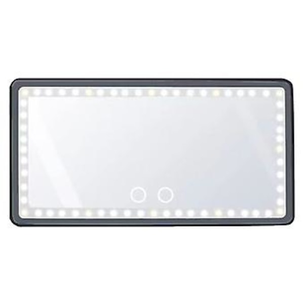 LED-auton meikkipeili, auton meikkipeili kosketusnäytöllä, auton aurinkosuojapeili valolla, todistetusti toimiva