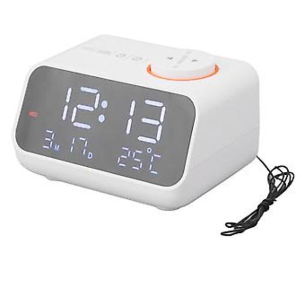 LED Elektrisk Väckarklocka, Väckarklockradio LED Digital Väckarklocka Musik Väckarklocka Anmärkningsvärd Klarhet