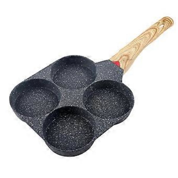4-kopps Äggpanna Nonstick och Hälsosam Äggstekpanna Mångsidig Frukostpanna för Ägg Pannkakor Plett Crêpes-A