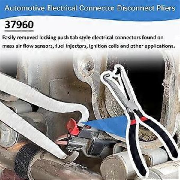 37960 Elektrisk Kopplings Tång, 2024 Uppgradering Bränslelednings Tång Elektrisk Kontakt Tång, för Push Tab Style Pluggar A