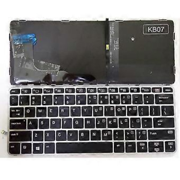 US Tangentbord Engelsk Version Knappsats för HP EliteBook 820 G3 820 G4 725 G3 725 G4 Bärbara Datorer Små Tangentbord