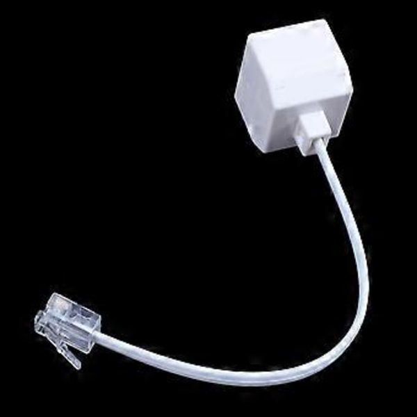 6p2c Rj11 Til Fe Toveis Telefon Splitter Konverter Kabel
