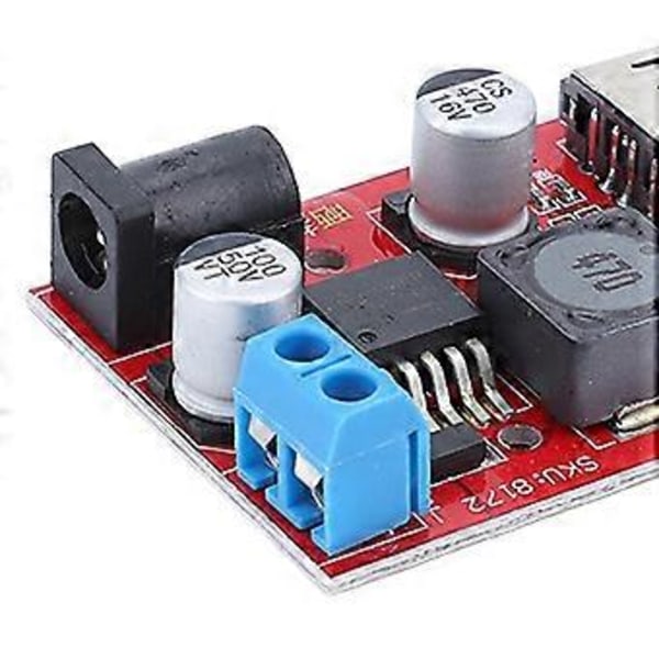 Spänningsregulator Kort Solpanelregulator 2 USB-utgångar Buck Modul DC6V-30V till 5V