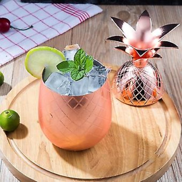 Pine Glas Metall Mule DIY Glas Hem Råttor Bar Tillbehör
