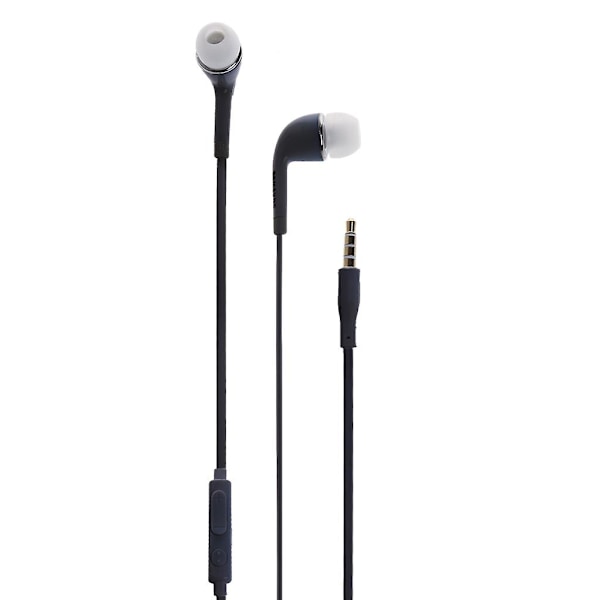 3,5 mm stereo öronsnäckor headset med mikrofon för Galaxy S6 S5 S4 S3
