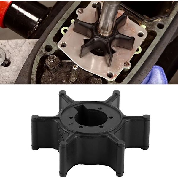 Udenbords vandpumpe impeller 6E0-44352-00 Passer til yamaha 4HP 5HP 6HP 2/4 slag motorer Vandpumpe impeller 6E04435200 Vandpumpe impeller til