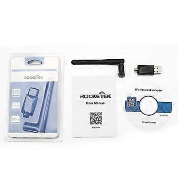 600 Mbps Nettverkskort Dual-band 2.4g/5g Trådløs Usb Wifi Nett Adapter Mottaker