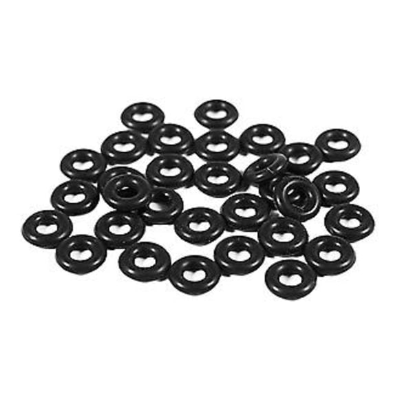 30 st 2,5 mm X 6,5 mm X 2 mm Gummi O-ringar För Maskfiske