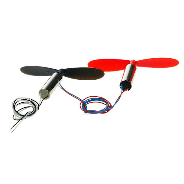 1 par til DC 3.7V 720 Mini Model Helikopter Coreless Motor Propeller Stor Torq