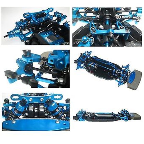 Metallinen etupuskurin levy Tt02 -02 1/10 Rc-auton päivitysosiin