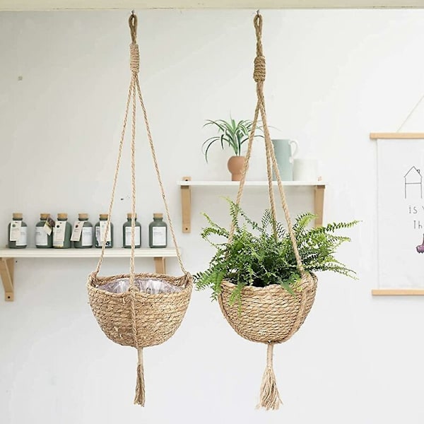 Utomhus hängande blomkrukor inomhus växter hängande korg blomkruka
