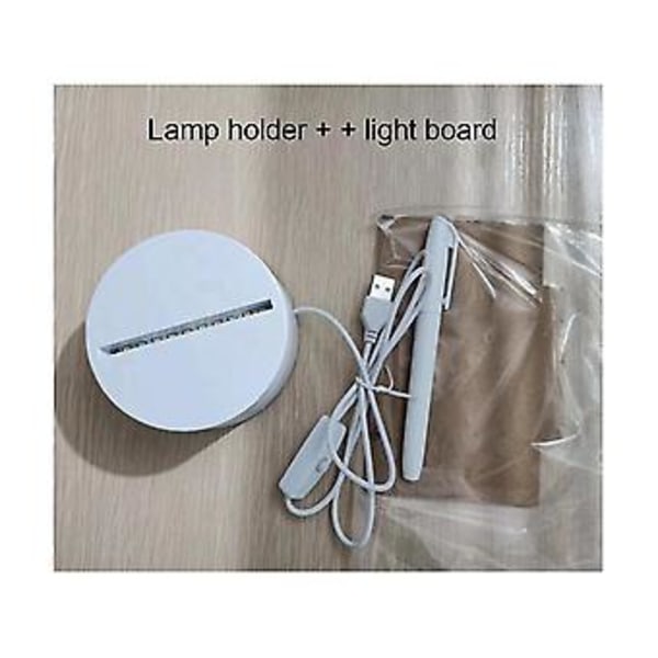 Led-taulu USB-liitännällä, viestitauluvalaisin tyttöystävälle