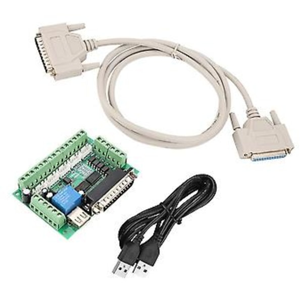 Stepper Interface Board 5 Akse Usb Interface Breakout Board Cnc Breakout Board Til Cnc Steppe